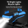 Multifunction 4In1 Bike Cycle Front Light Phone Holder